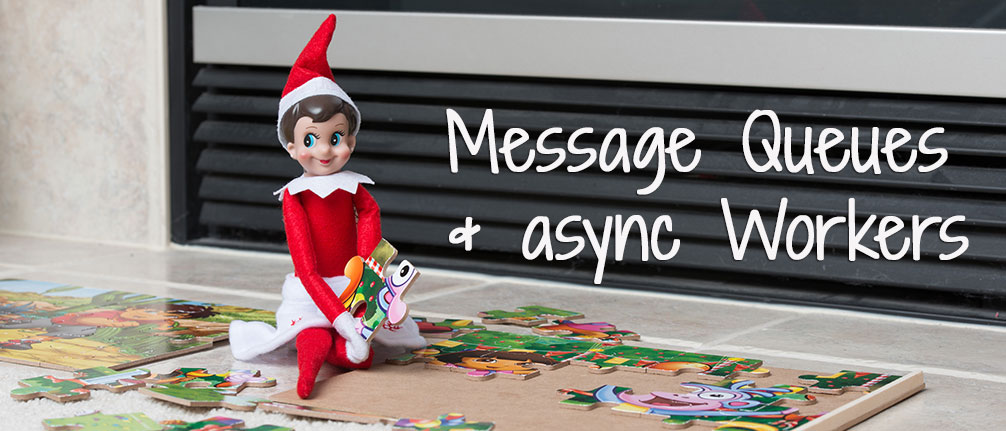 Elf on a shelf doing a puzzle